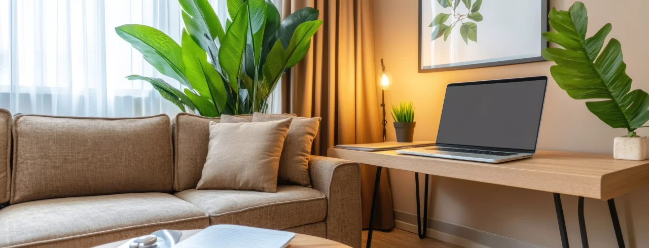 Arbeitszimmer absetzen